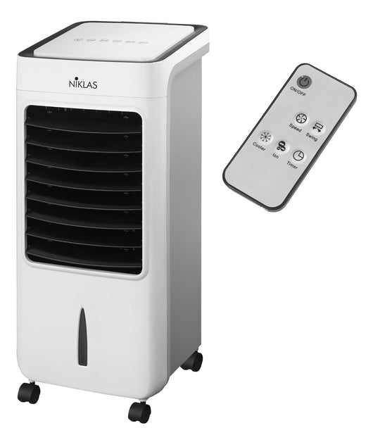 NIKLAS VENTILATORE RAFFRESCATORE CON NEBULIZZATORE E TELECOMANDO