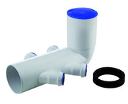 CURVA WC PROLUNGATA AD INNESTO IN PP CON 4 ATTACCHI ORIENTABILI SERIE ED TECH ø110/40/40/40/40   WAVIN ITALIA S.P.A.