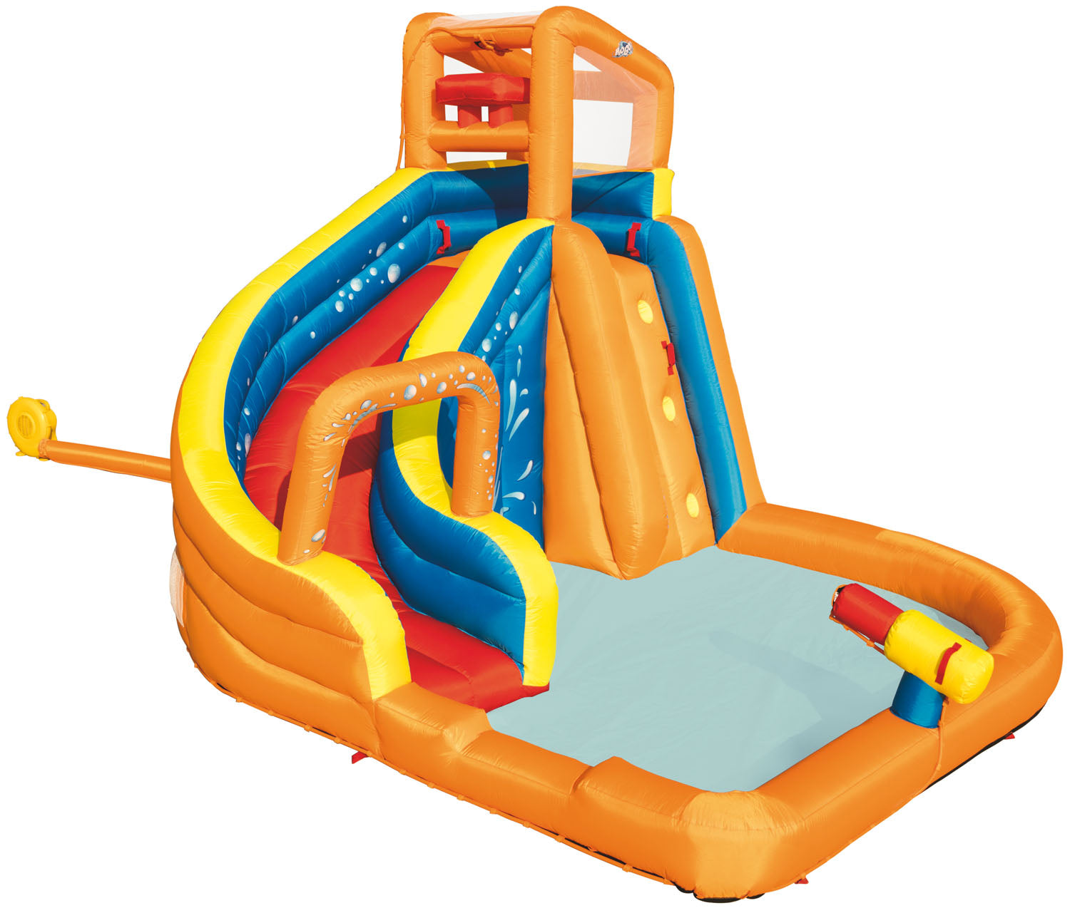 BESTWAY TURBO SPLASH PISCINA PARCO ACQUATICO GONFIABILE 366 X 320 X 270 CM