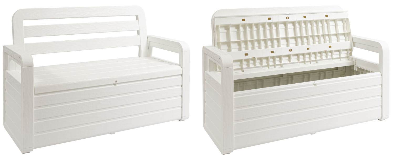 PANCHINA MULTIUSO FOREVERSPRING PLUS CON SEDUTA E VANO CONTENITORE