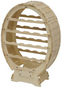 BOTTICELLE ALBERIAMO PORTABOTTIGLIE DA 18 POSTI 73X52X23 CM PESO 3.1 KG