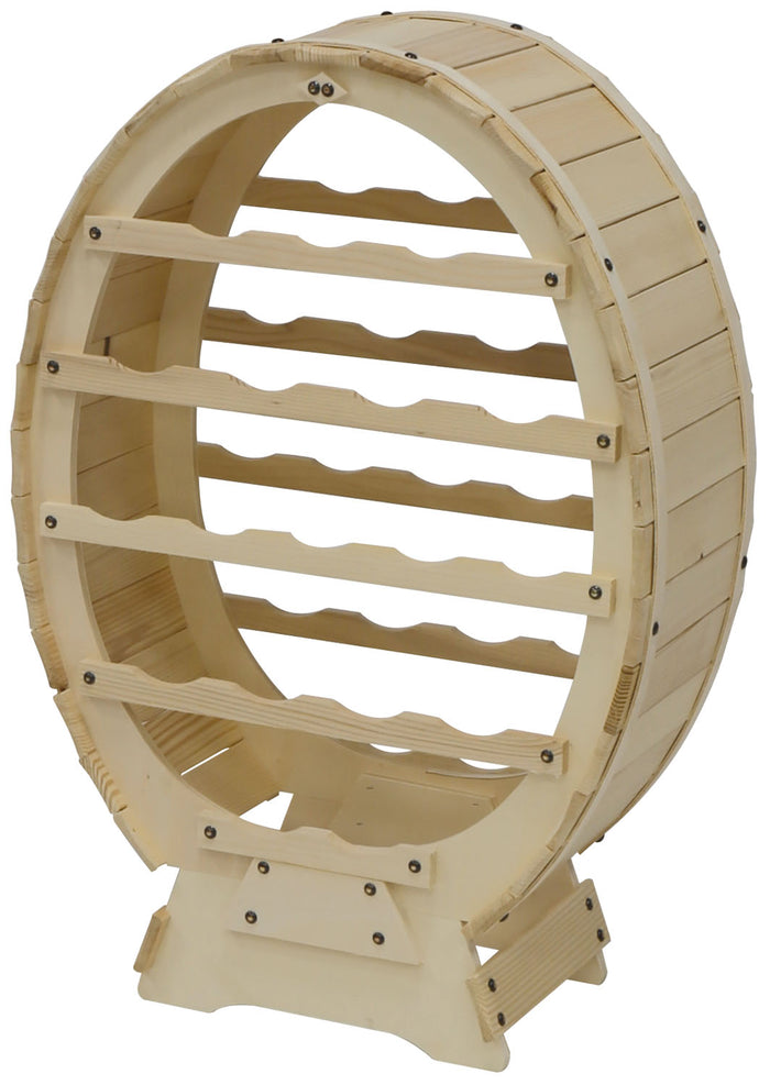 BOTTICELLE ALBERIAMO PORTABOTTIGLIE DA 18 POSTI 73X52X23 CM PESO 3.1 KG