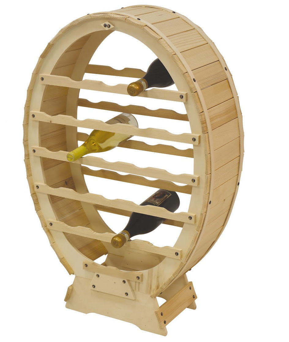 BOTTICELLE ALBERIAMO PORTABOTTIGLIE DA 24 POSTI 89X60X23 CM PESO 3.1 KG