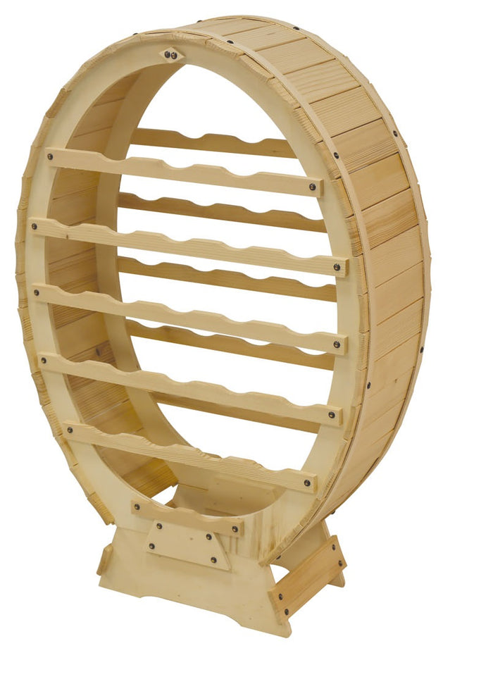 BOTTICELLE ALBERIAMO PORTABOTTIGLIE DA 24 POSTI 89X60X23 CM PESO 3.1 KG