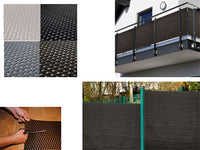 BRIXO STUOIA FRANGIVISTA IN POLIETILENE INTRECCIATO EFFETTO RATTAN