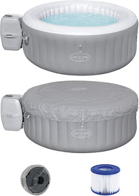BESTWAY 60037 MINIPISCINA IDROMASSAGGIO GONFIABILE LAY-Z-SPA SANTA LUCIA AIRJET 170 X 66 CM