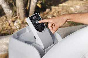 BESTWAY 60037 MINIPISCINA IDROMASSAGGIO GONFIABILE LAY-Z-SPA SANTA LUCIA AIRJET 170 X 66 CM