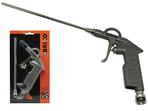 BRIXO PISTOLA PER SOFFIAGGIO A CANNA LUNGA IN ALLUMINIO VERNICIATO