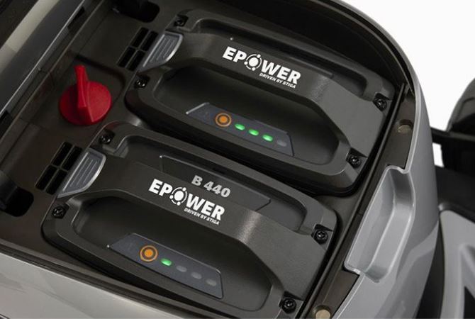 ALPINA TAGLIAERBA SEMOVENTE A BATTERIA 48 V