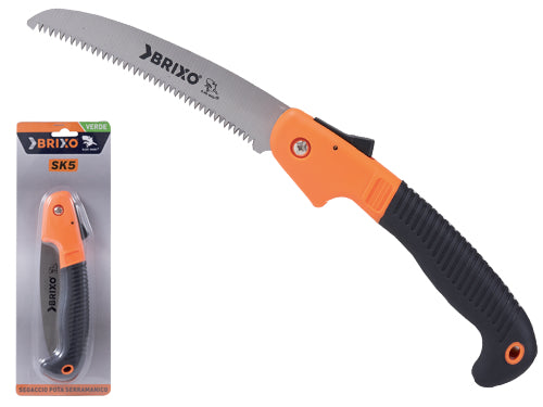 BRIXO SOFT GRIP SEGACCIO DA POTA CON LAMA RETTA DA 18 CM