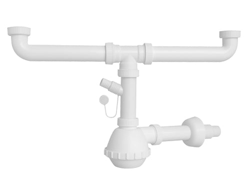 SIFONE PER LAVELLO REALIZZATO IN PVC