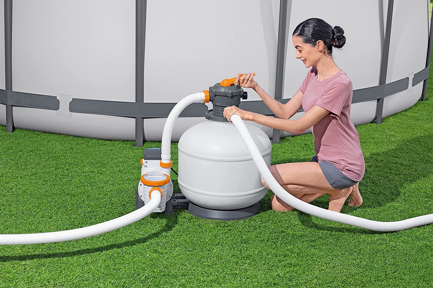 BESTWAY POMPA DI FILTRAGGIO A SABBIA FLOWCARE DA 11.355 L/H