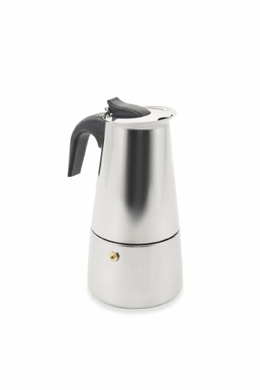 ITALIANA CAFFETTIERA 4 TAZZE IN ACCIAIO