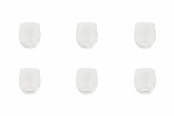 MERGUS SET 6 BICCHIERI ACQUA IN CRISTALLO DI BOHEMIA 410 ML