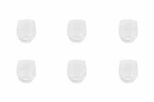 MERGUS SET 6 BICCHIERI ACQUA IN CRISTALLO DI BOHEMIA 410 ML