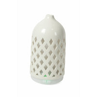 UMIDIFICATORE CERAMICA ROMBI DIFFUSORE ESSENZE 2 ASSORTIMENTI