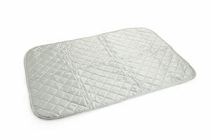 PANNO STIRO E COPRILAVATRICE IN TESSUTO CON MAGNETI 66 X 67 CM COLORE BIANCO