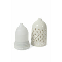 UMIDIFICATORE CERAMICA ROMBI DIFFUSORE ESSENZE 2 ASSORTIMENTI