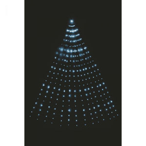 MANTELLO 600 MICROLED ESTERNO BIANCO FREDDO IN PLASTICA RAME E VETRO