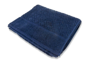 DIAMOND ASCIUGAMANO IN COTONE 81 X 139 CM COLORE BLU