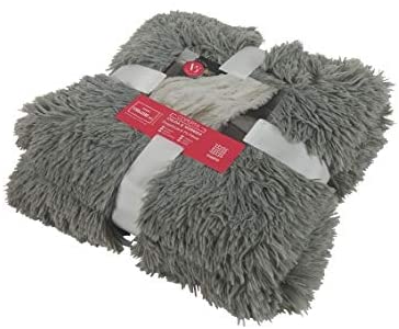 GLAM COPERTA IN ECOPELO 150X200CM 280 GSM GRIGIO CHIARO