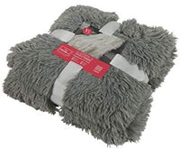 GLAM COPERTA IN ECOPELO 150X200CM 280 GSM GRIGIO CHIARO