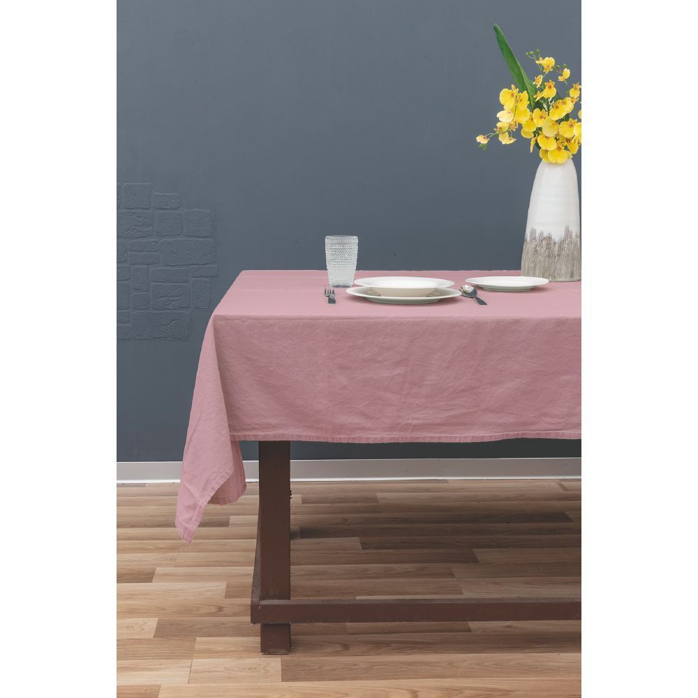 TOVAGLIA LINO E COTONE 140X240 CM ROSA