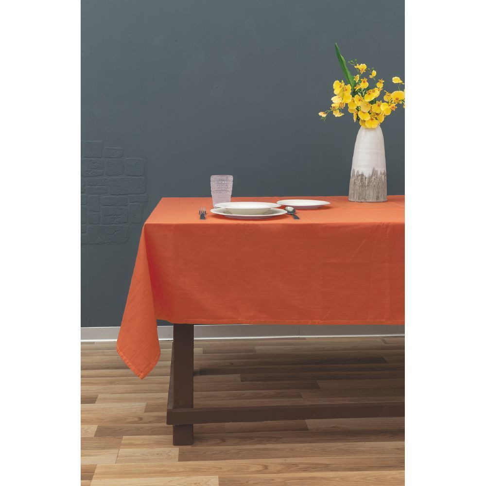 TOVAGLIA TWILL DI PURO COTONE 140X180 CM ARANCIO