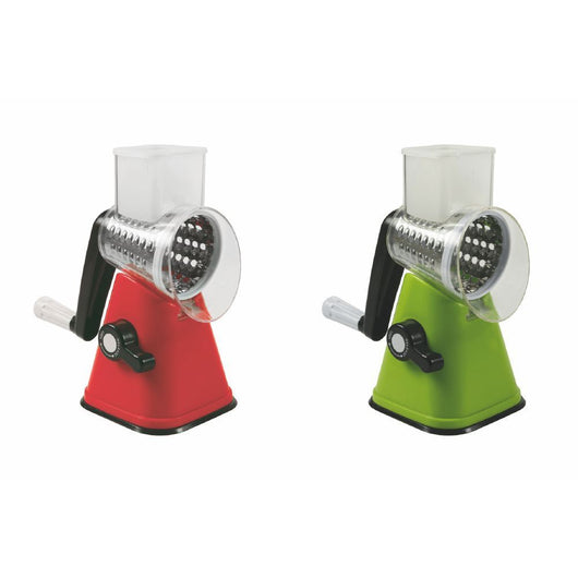 GRATTUGIA MANUALE DA TAVOLO CON VENTOSA 3 IN 1 IN PLASTICA E ACCIAIO