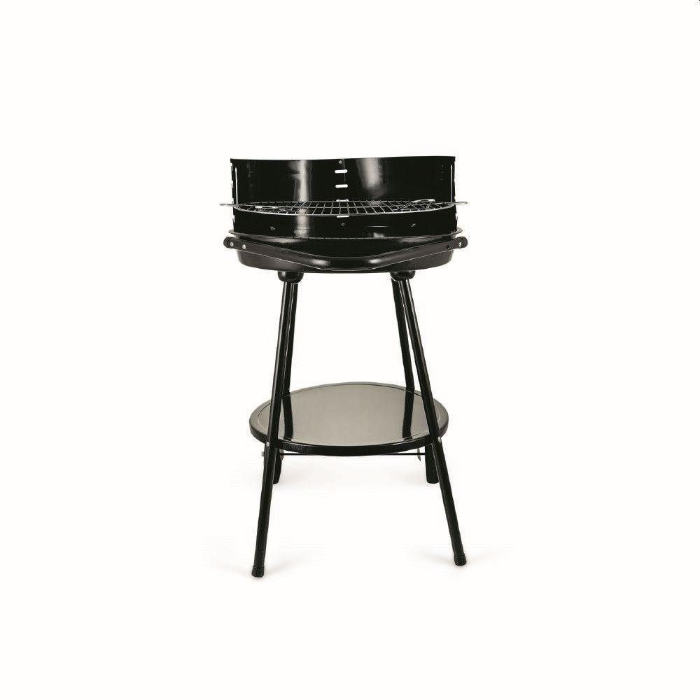 BARBECUE TONDO NERO CON RUOTE 51X84,5CM