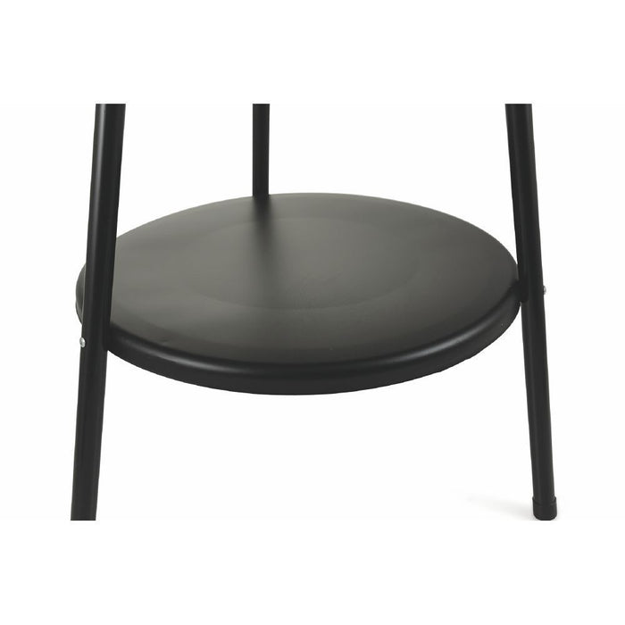 BARBECUE TONDO NERO IN ACCIAIO E METALLO Ø 42 CM H 77 CM