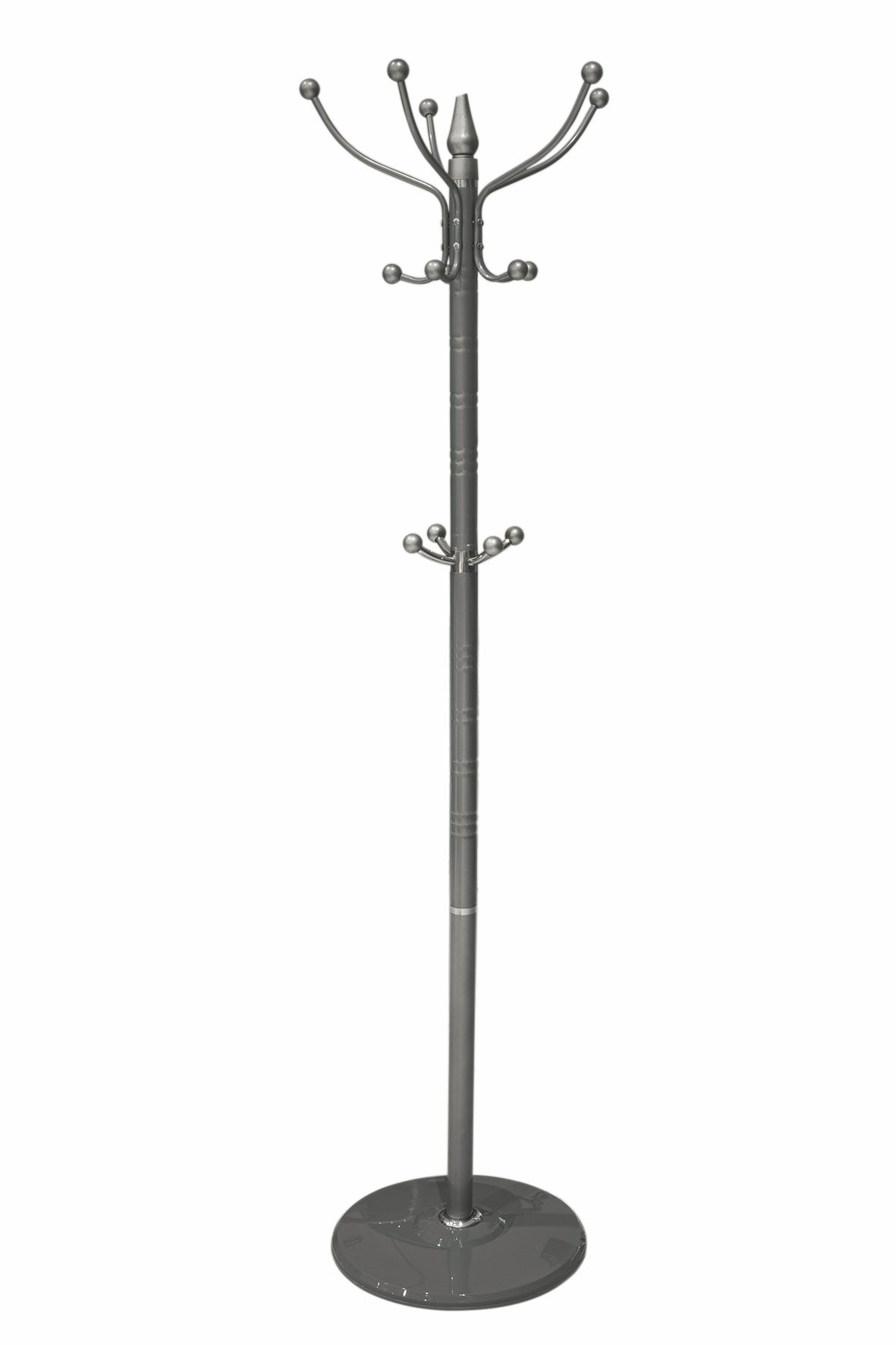 APPENDIABITI CON GANCI GRIGIO IN FERRO