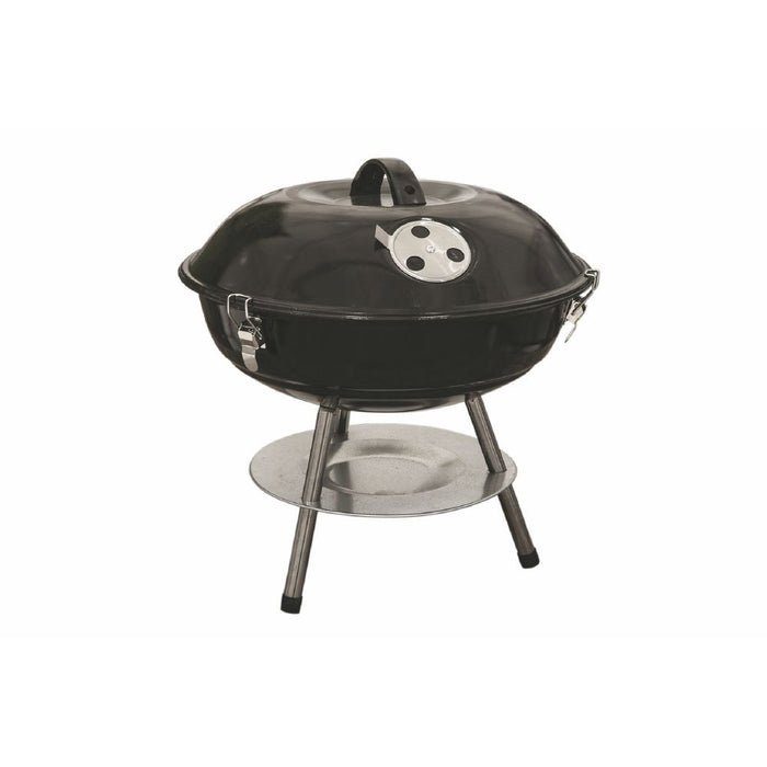 MINI BARBECUE TONDO CON COPERCHIO 35 X H 35 CM NERO