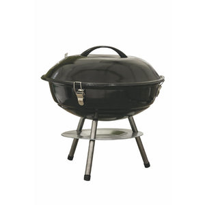 MINI BARBECUE TONDO CON COPERCHIO 35 X H 35 CM NERO