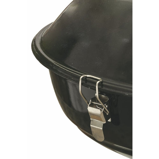 MINI BARBECUE TONDO CON COPERCHIO 35 X H 35 CM NERO