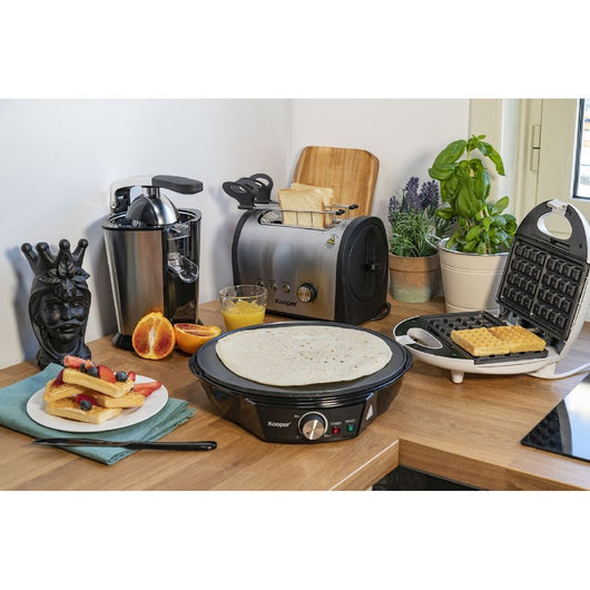 GOODY CREPIERA CON ACCESSORI IN LEGNO 1200W DIAMETRO 30 CM