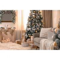 SET SCATOLA BABBO NATALE CON SACCO CON 14 PALLE NATALIZIE DIAMETRO 7,5 CM