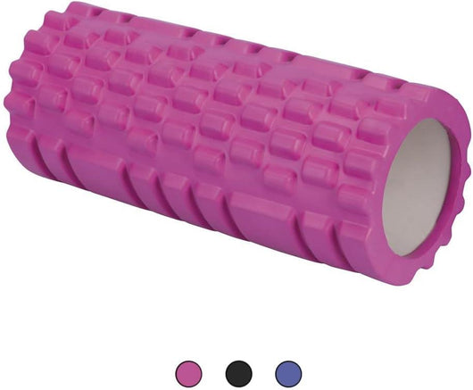 RULLO MASSAGGIANTE PER ESERCIZI E RILASSAMENTO FITLOVER 33X14 CM IN COLORAZIONE ASSORTITA