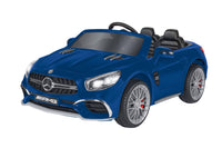 AUTO ELETTRICA MERCEDES SL65 AMG12V IN COLORE BLU