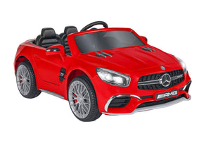 AUTO ELETTRICA MERCEDES SL65 AMG12V IN COLORE ROSSO