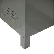 KIT 4 PIEDINI PER ARMADIO METALLICO 10 CM