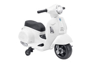 VESPA GTS SUPER SPORT ELETTRICA CAVALCABILE PER BAMBINI DA 6 V DI COLORE BIANCO