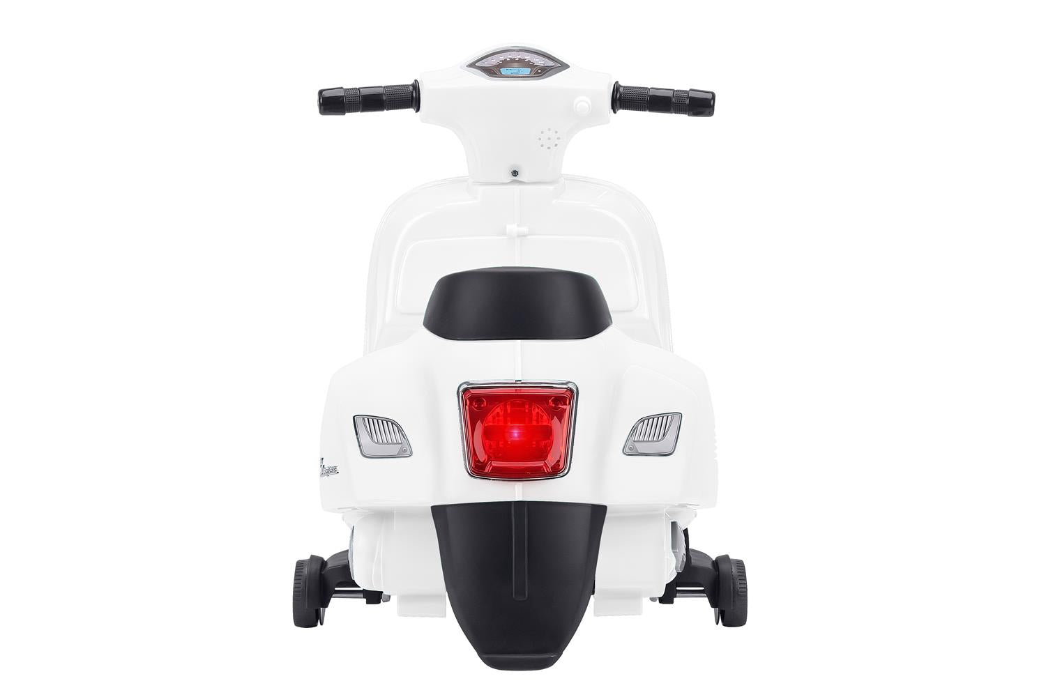 VESPA GTS SUPER SPORT ELETTRICA CAVALCABILE PER BAMBINI DA 6 V DI COLORE BIANCO