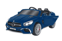 AUTO ELETTRICA MERCEDES SL65 AMG12V IN COLORE BLU