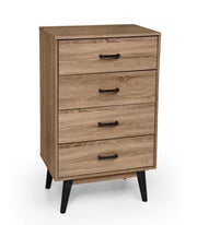 ARES CASSETTIERA A 4 CASSETTI IN LEGNO 60 X 40 X 99 CM COLORE NOCE