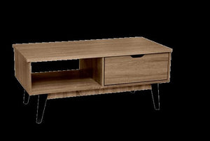 ARES MOBILE PORTA TV BASSO IN LEGNO 100 X 48 X 43 CM IN COLORE NOCE