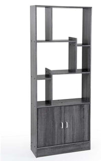 LIBRERIA ERMES  CON 2 ANTE COLORE WENGÈ