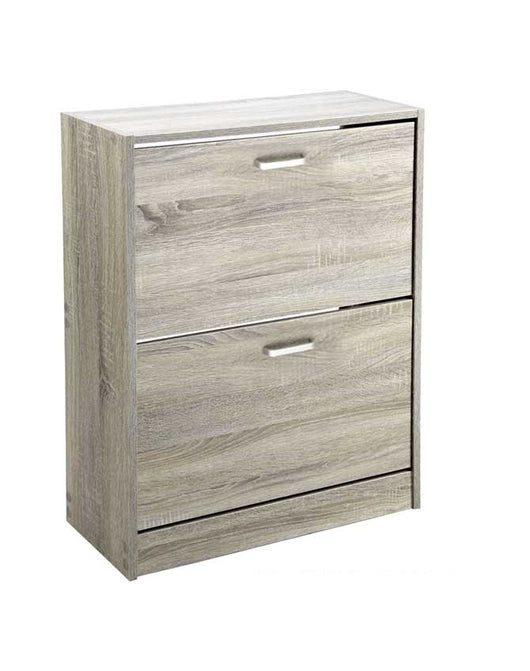 ERMES SCARPIERA 2 ANTE A RIBALTA IN LEGNO 63 X 24 X 81 CM COLORE OLMO