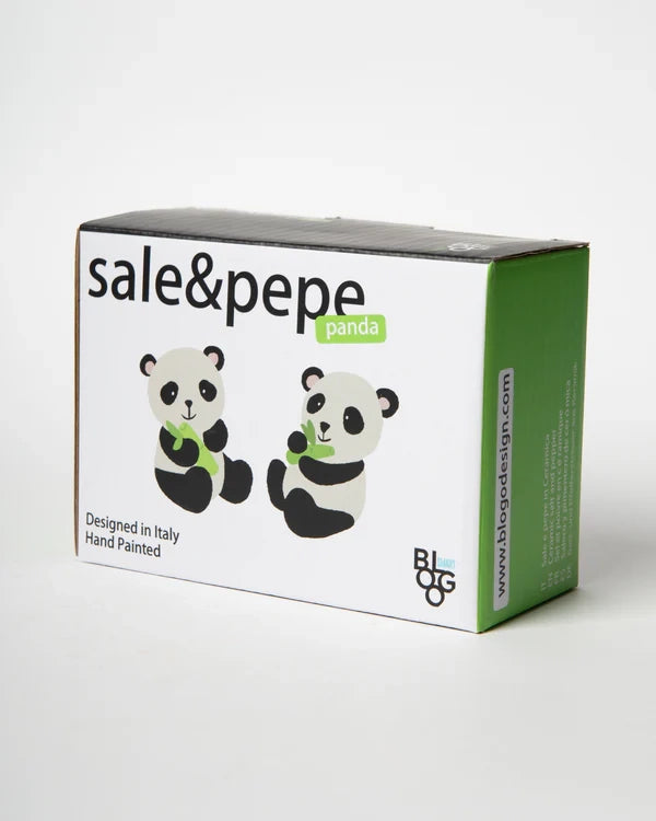 Set sale e pepe in ceramica panda