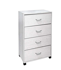 GAIA CASSETTIERA A 4 CASSETTI 50 X 40 X 83 CM IN COLORE BIANCO